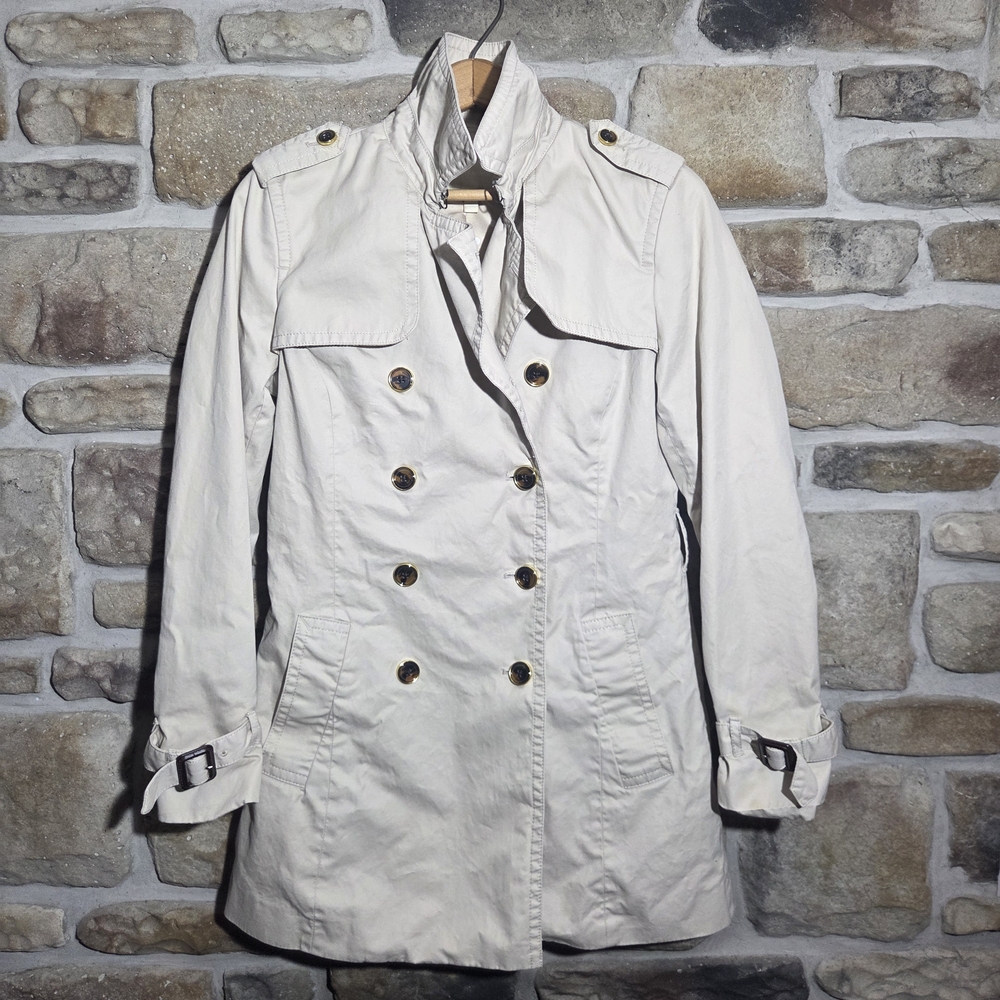 Banana Republic Off-White Trench Coat
